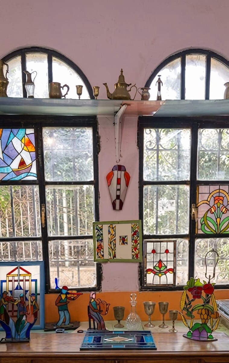 סטודיו הויטראז׳ של חיים פרץ בירושלים